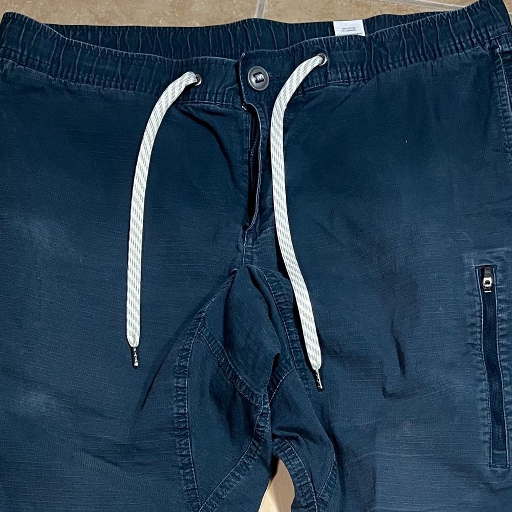 Vuori mens Ripstop Joggers, XL, BLUE, Good Condition